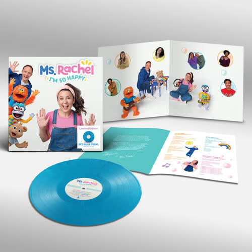 New Vinyl Ms Rachel - I'm So Happy (Blue) LP