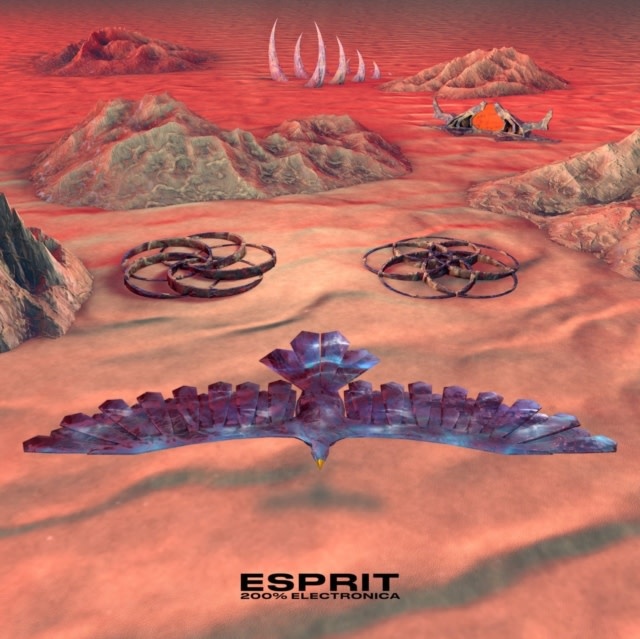 New Vinyl ESPRIT (George Clanton) - 200% Electronica (Yellow/Orange/Purple/Black Swirl) LP