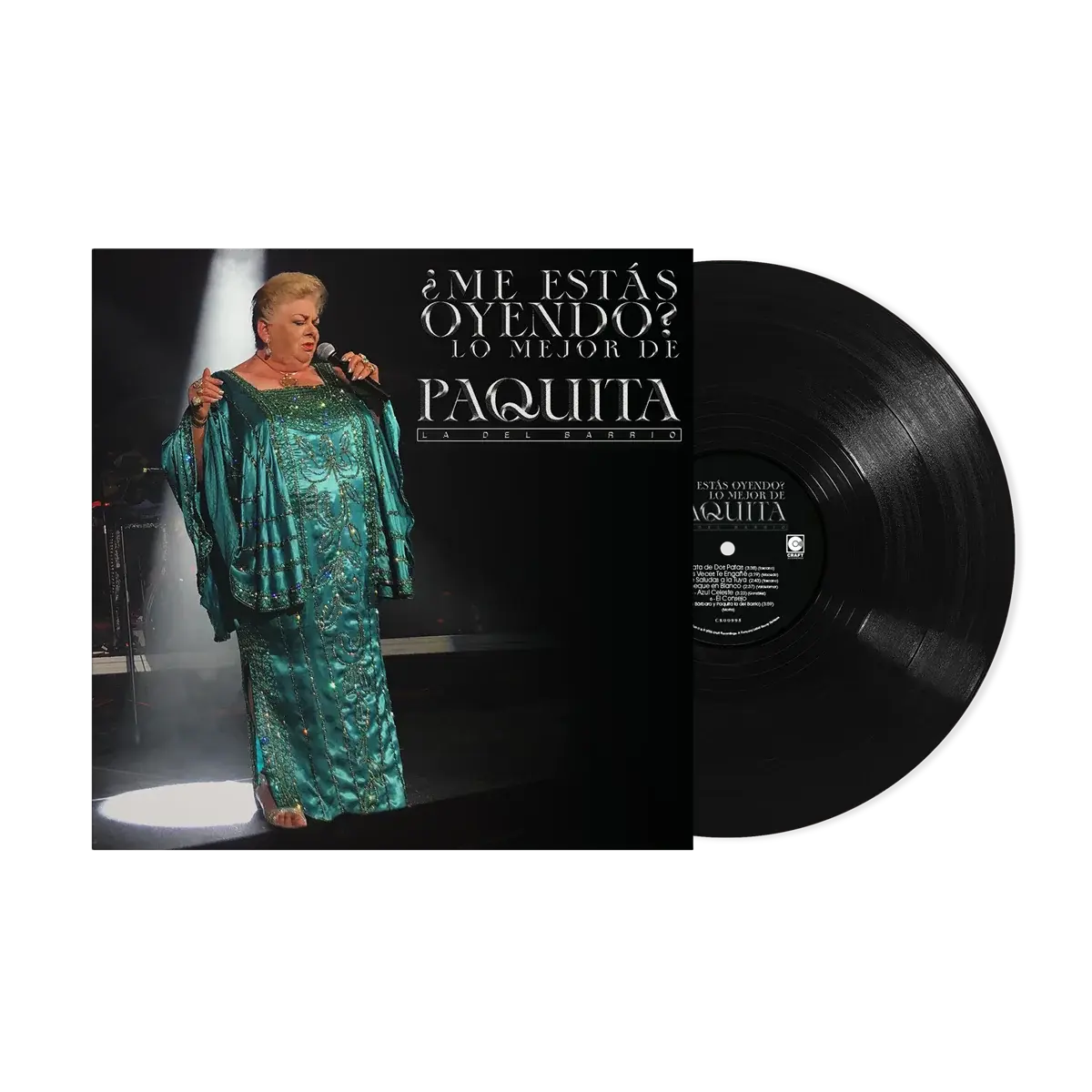 New Vinyl Paquita la del Barrio - Me Estas Oyendo: Lo Mejor de Paquita la del Barrio (The Best Of) LP