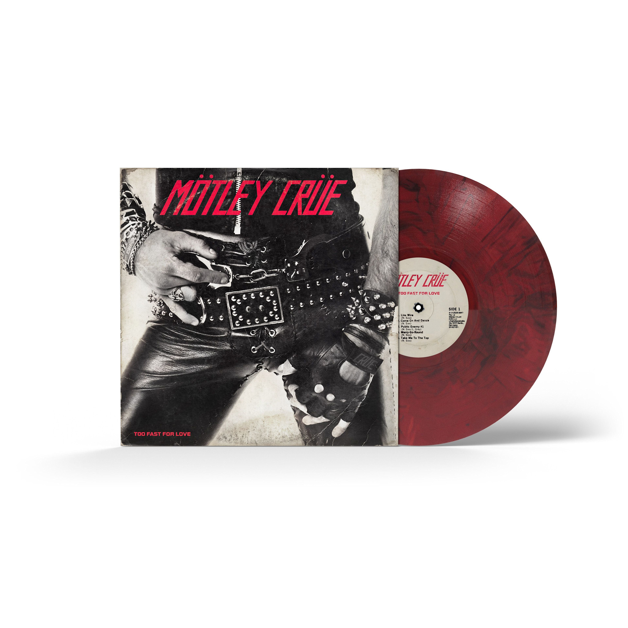 New Vinyl Motley Crue - Too Fast For Love (IEX, Red/Black) LP