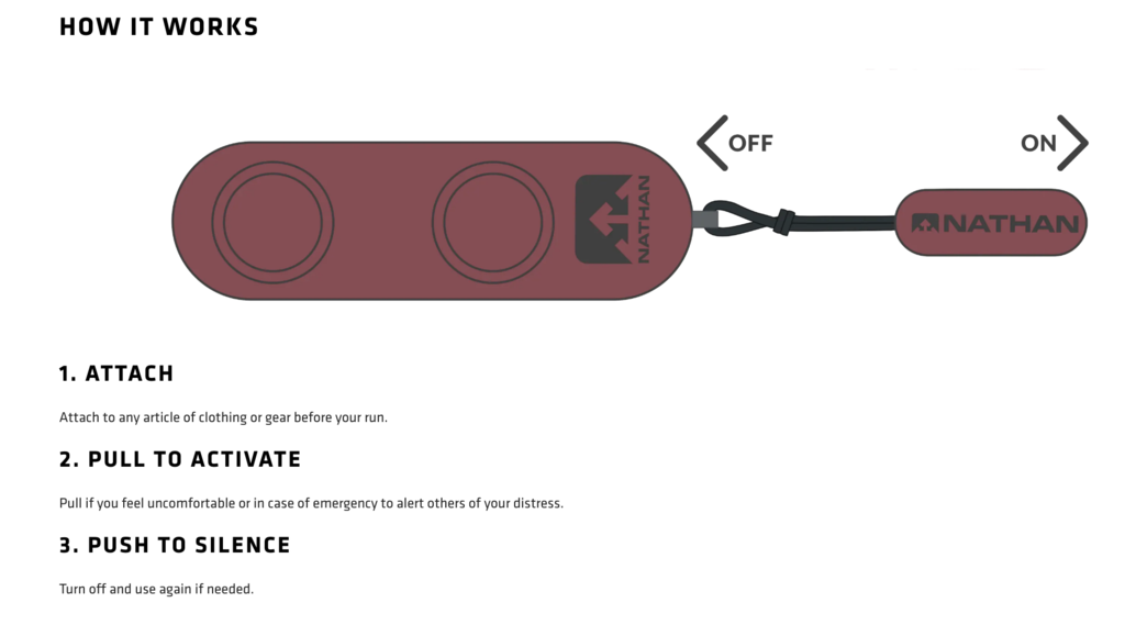 SaferRun Ripcord Siren