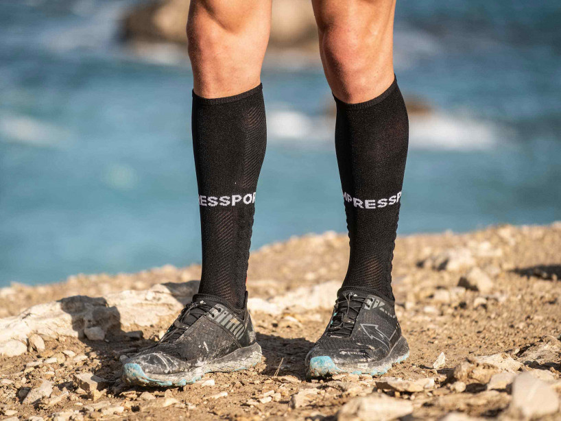 Compressport Compression Run Full Socks - Black