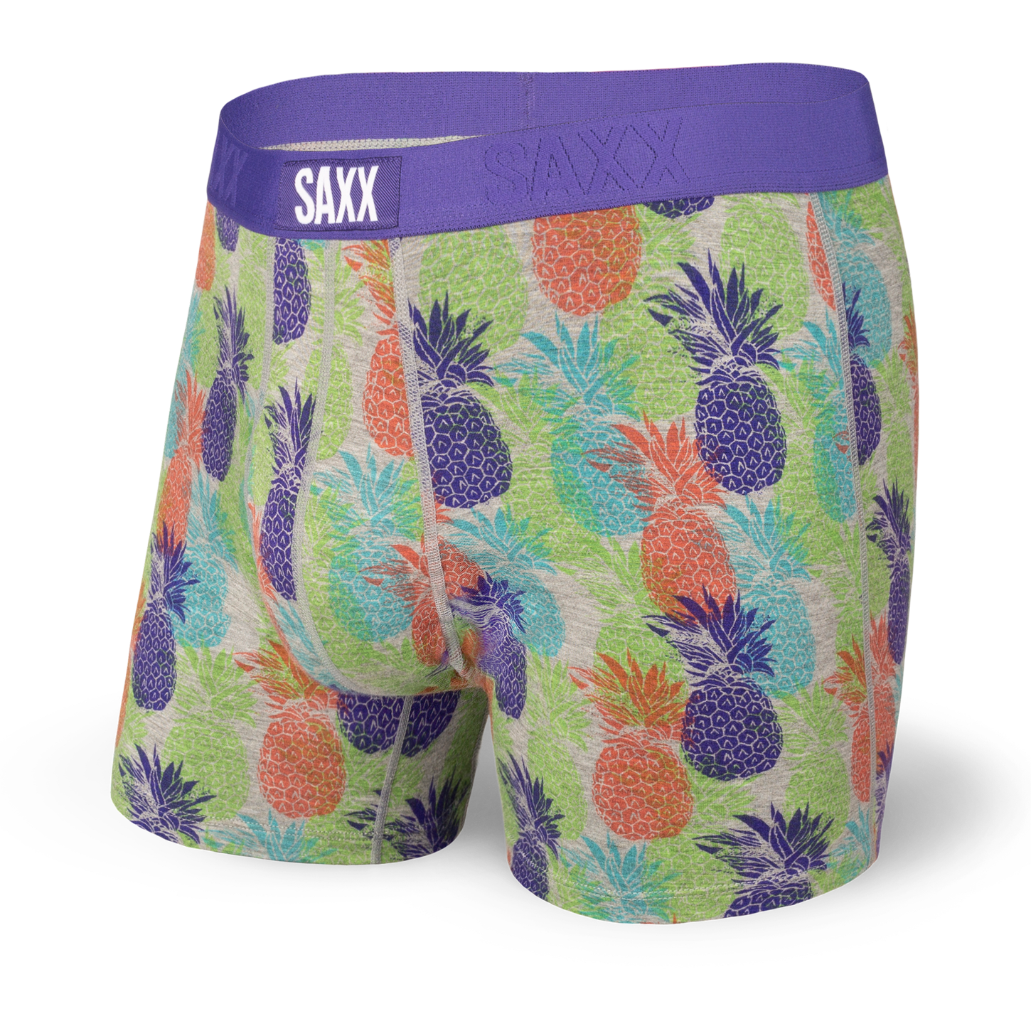 Saxx Ultra Boxer Brief Fly - Multi CMYK Pineapple