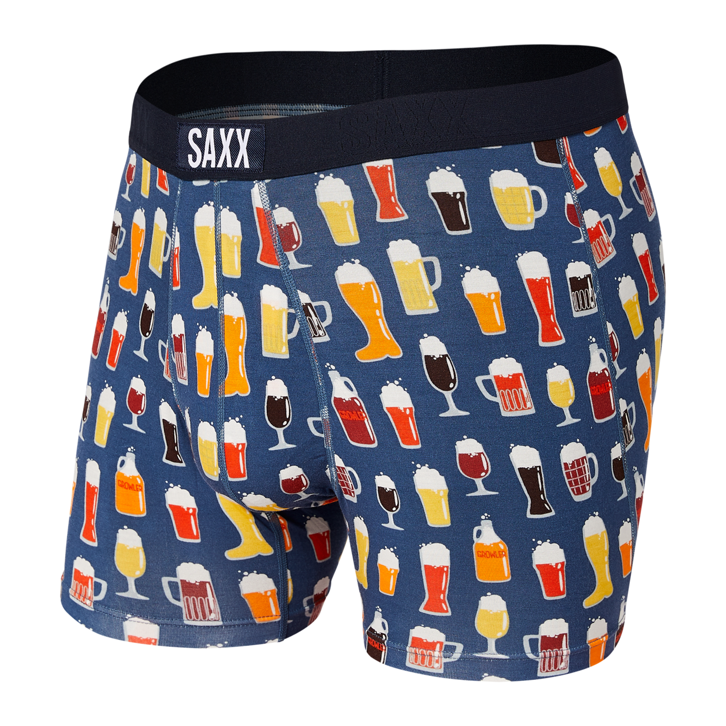 Saxx Vibe Boxer Brief - Denim Pitcher Perfect