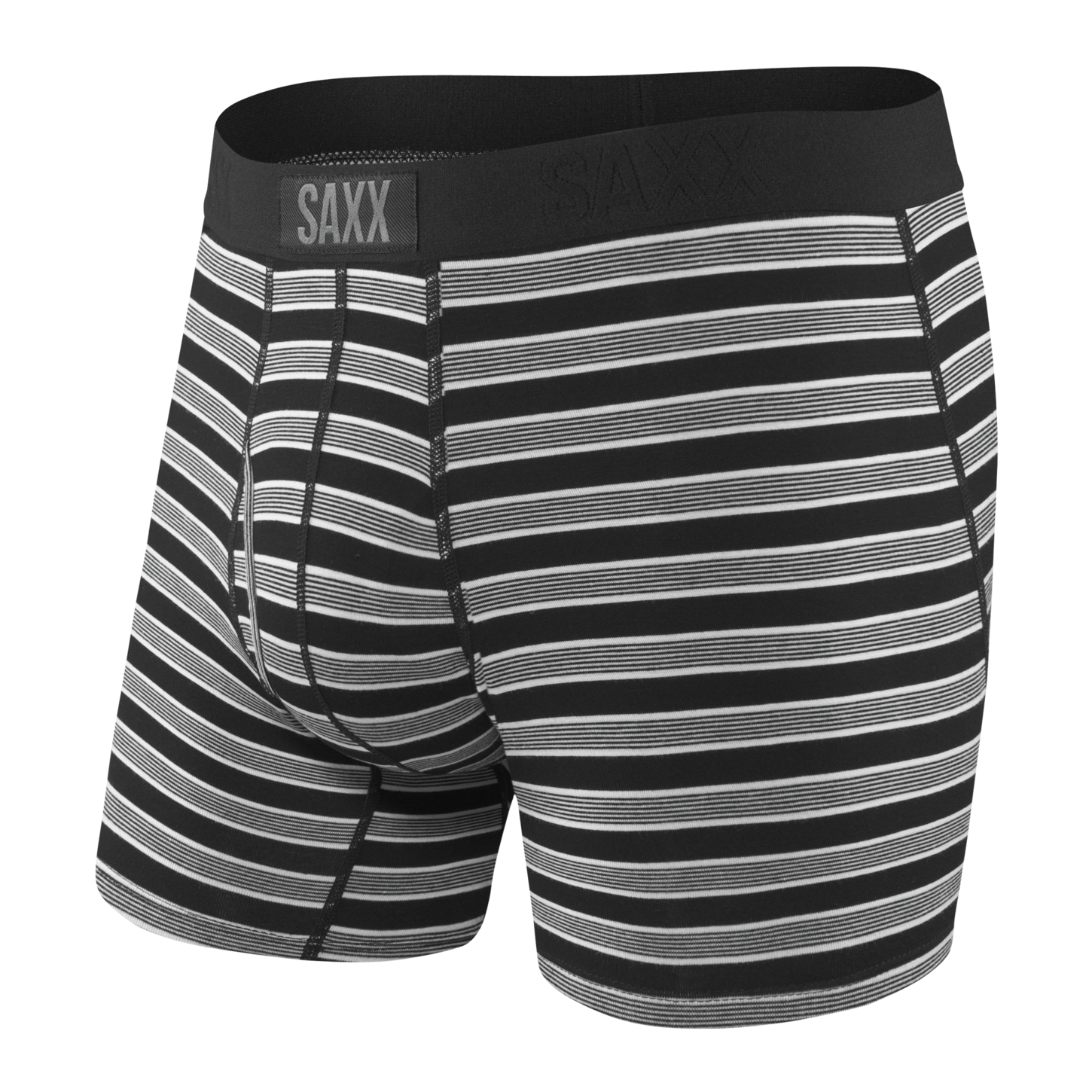 Saxx Ultra Boxer Brief - Black Crew Stripe