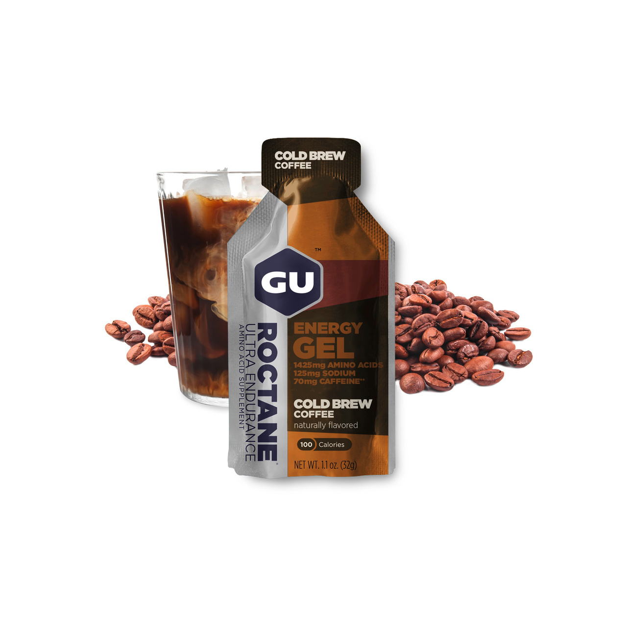 Gu Roctane Gel 6-Pack - Cold Brew Coffee