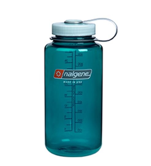 Nalgene 32oz Wide Mouth Sustain Bottles - Trout Green