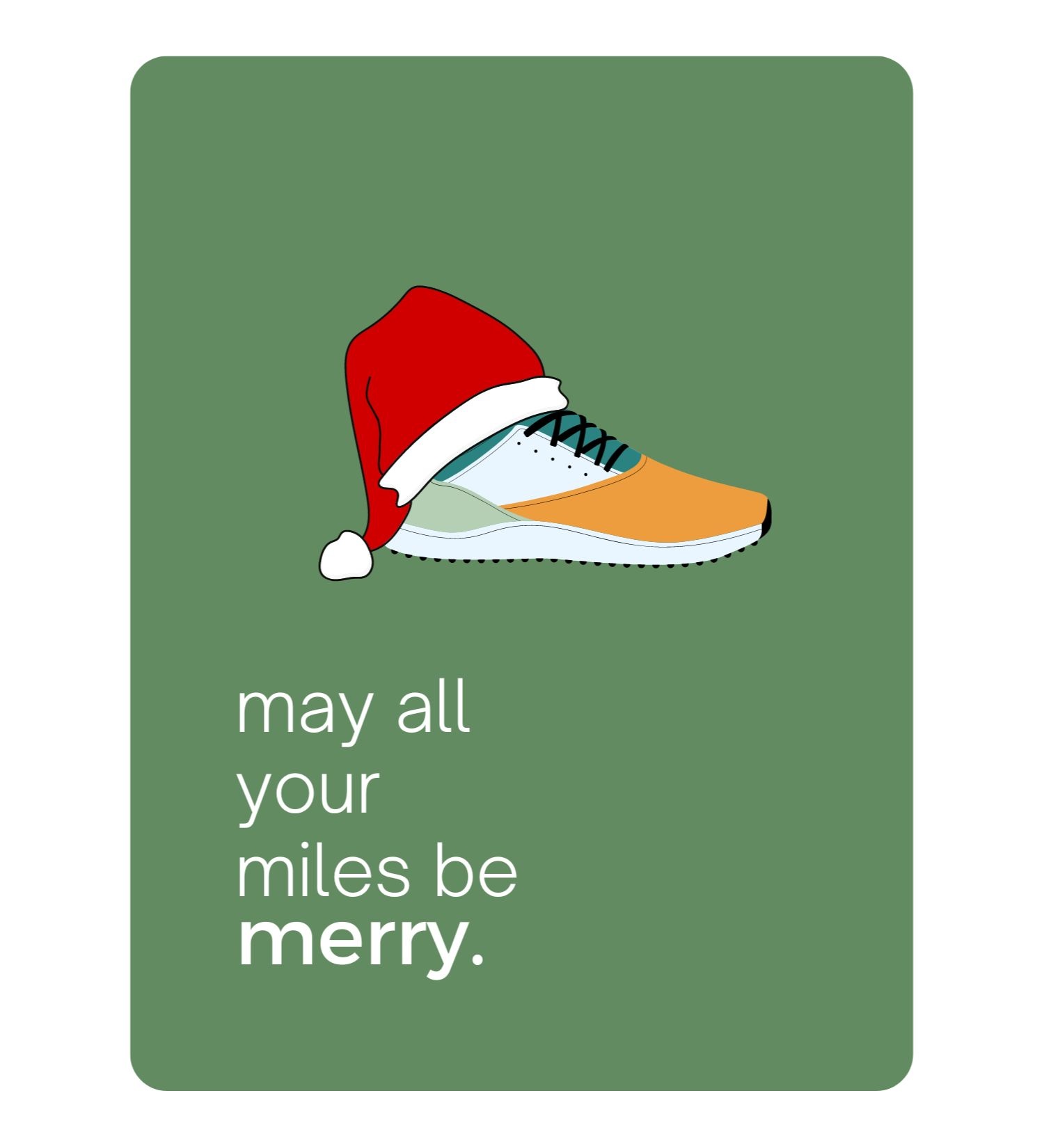 Greeting Card - May All Your Miles Be Merry
