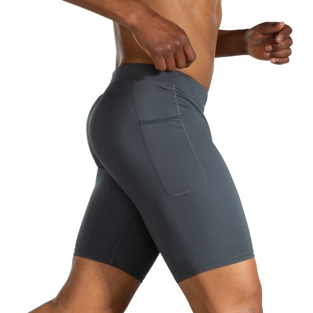 Mens Brooks Source 9 Tight Compression & Fitted Shorts