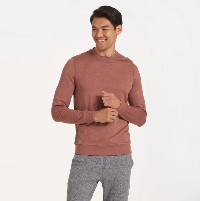 Vuori Mens Sweatshirt Ponto Performance Crew