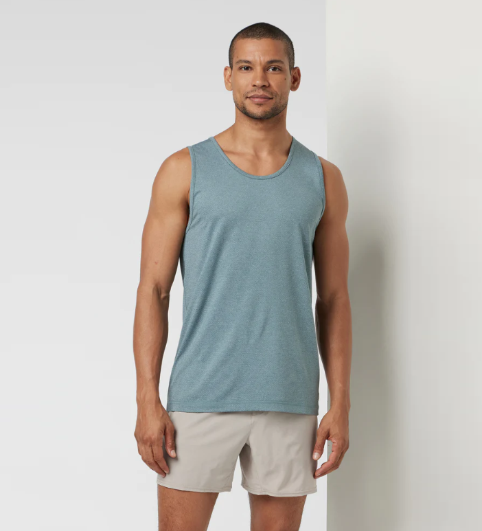 Vuori Men's Tradewind Performance Tank 2.0 - Kashmir Heather