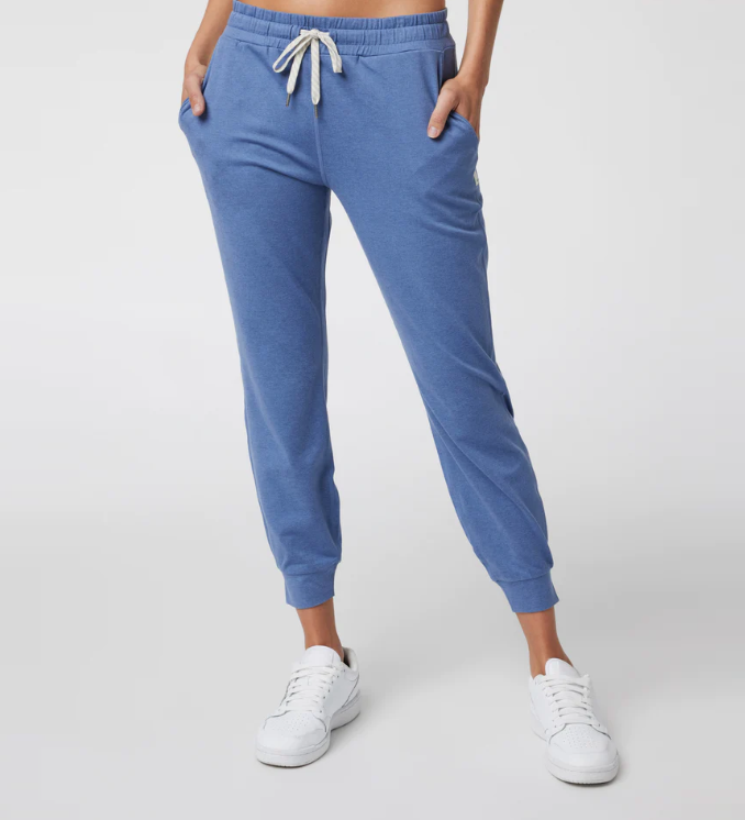 Vuori Women's Performance Jogger - Blue Quartz Heather