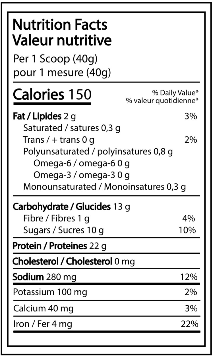2Runners & Co. Runner's Protein  - Seriously Vanilla (600g)