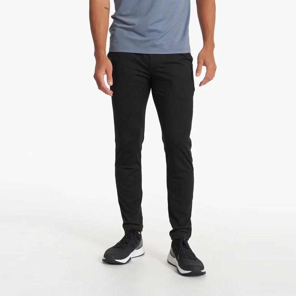 Vuori Men's Ponto Performance Pant - Black Heather