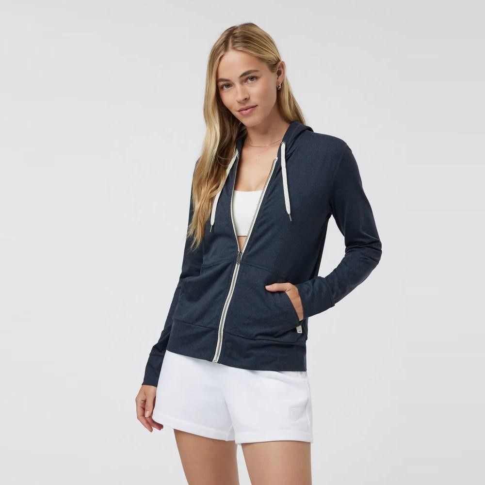 Vuori Women's Halo Performance Hoodie 2.0 - Midnight Heather