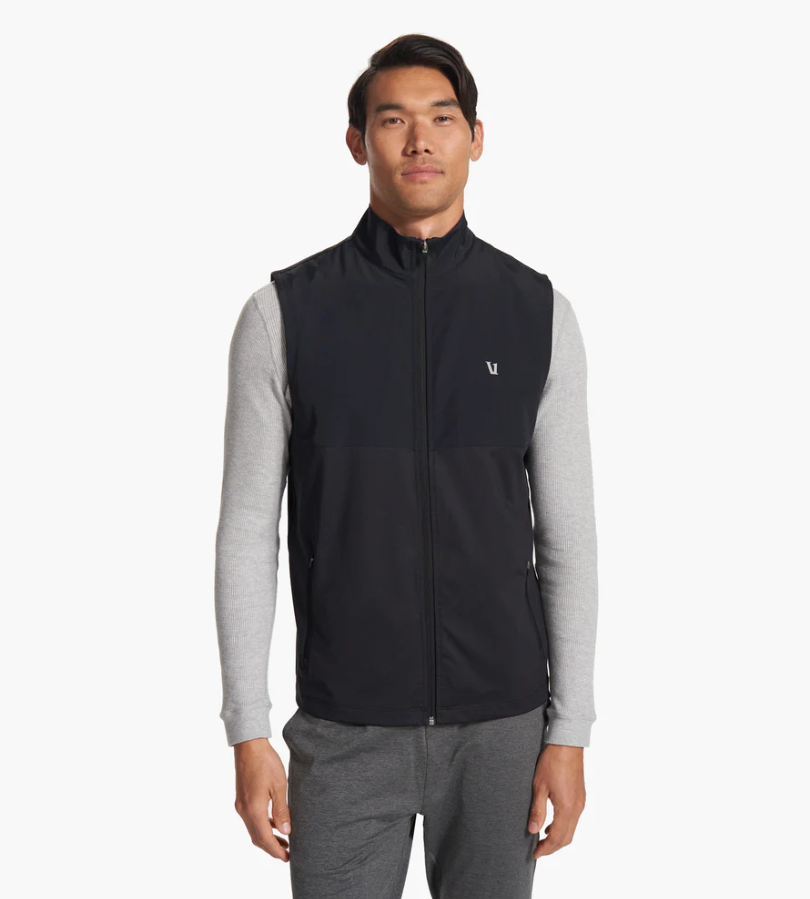 Vuori Men's Sunday Element Vest - Black