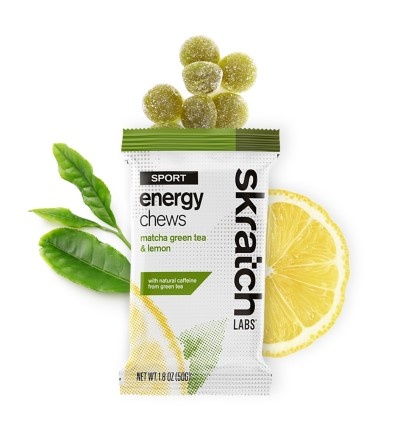 Skratch Labs Energy Chews 5-Pack - Lemon + Green Tea