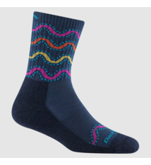 WANDERING STRIPE MICRO CREW LIGHTWEIGHT WITH CUSHION - Eclipse