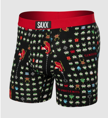 Ultra Soft Boxer Brief Fly - Sleigh Invaders