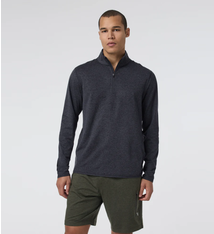 Men's Ponto 1/2 Zip Mock Neck - Charcoal Heather