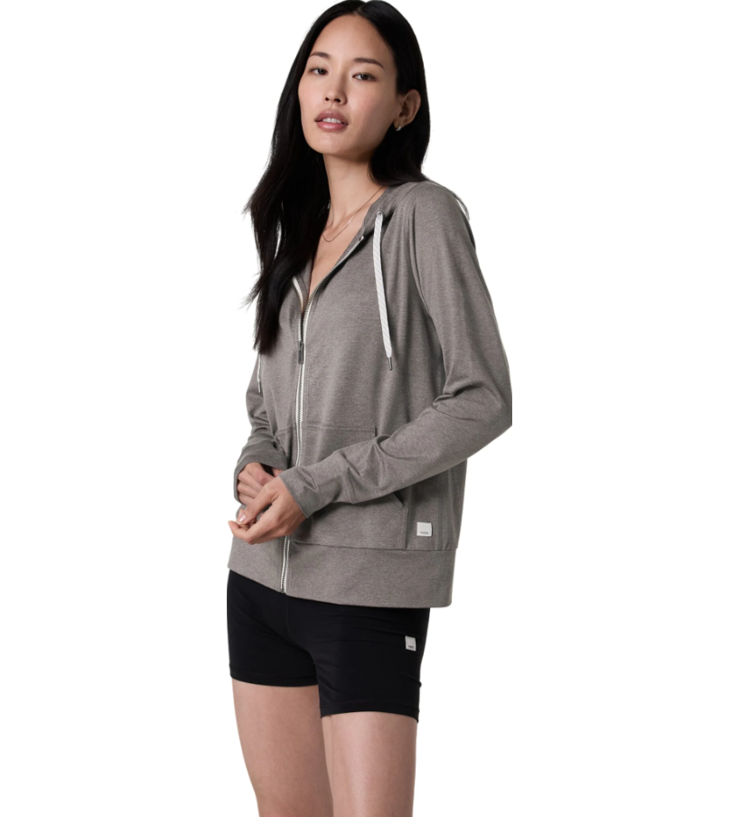 Vuori Women's Halo Performance Hoodie 2.0 - Chia Heather