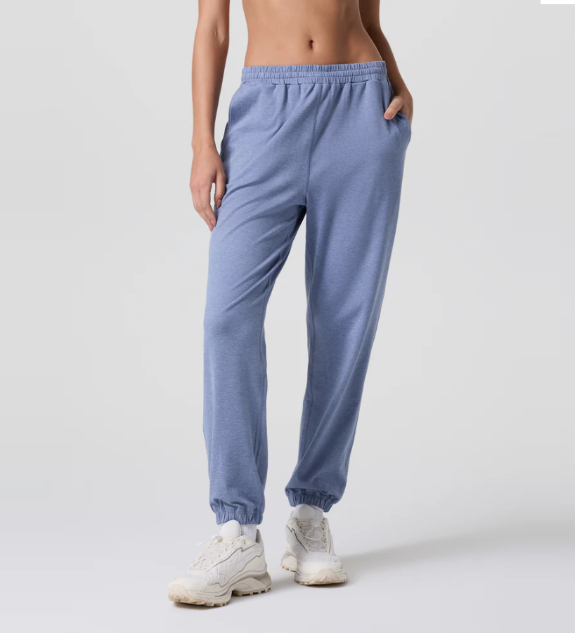 Vuori Women's Boyfriend Jogger - Blue Heron Heather