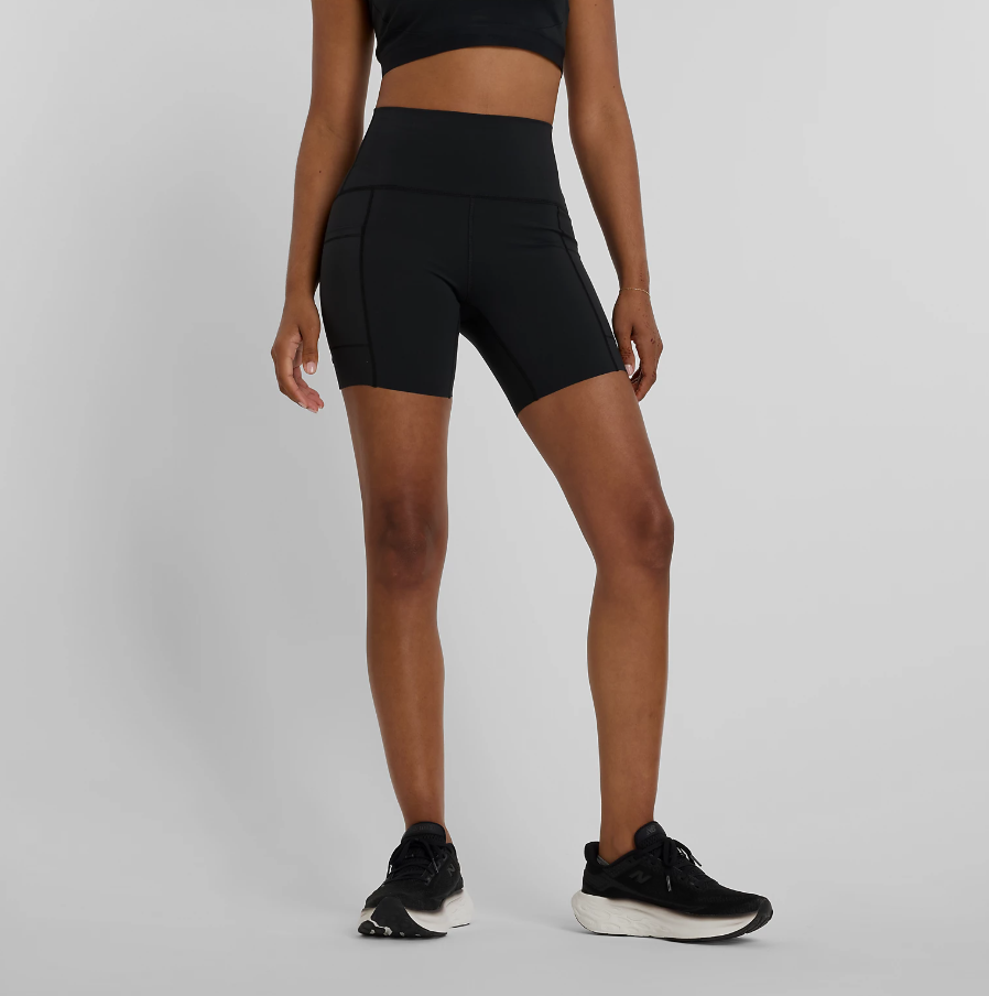 New Balance Women's Sleek Pocket High Rise 6" Short