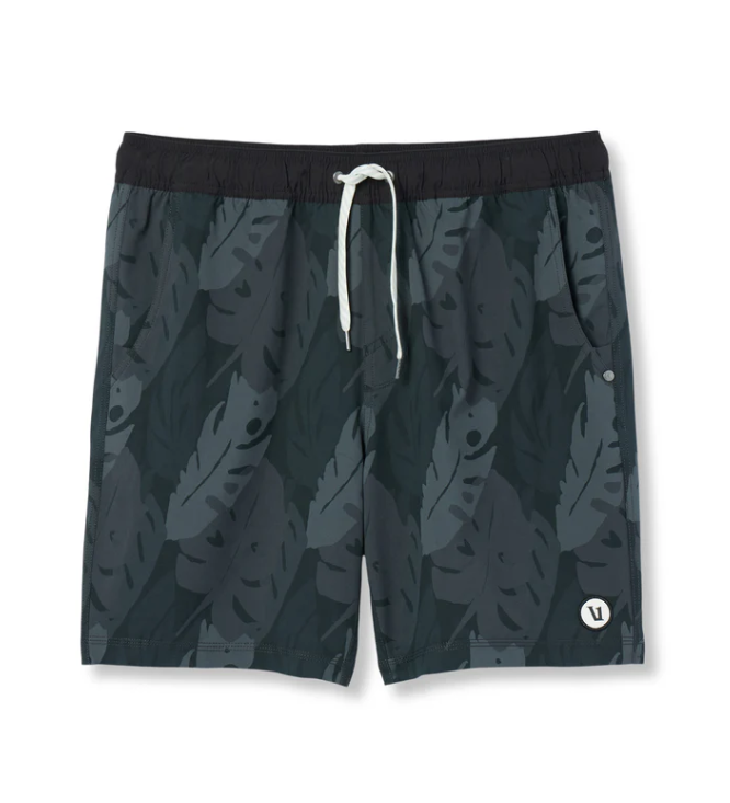 Vuori Men's Kore Short - Black Leaves