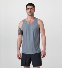 Men's Strato Tech Tank - Dusty Blue Heather