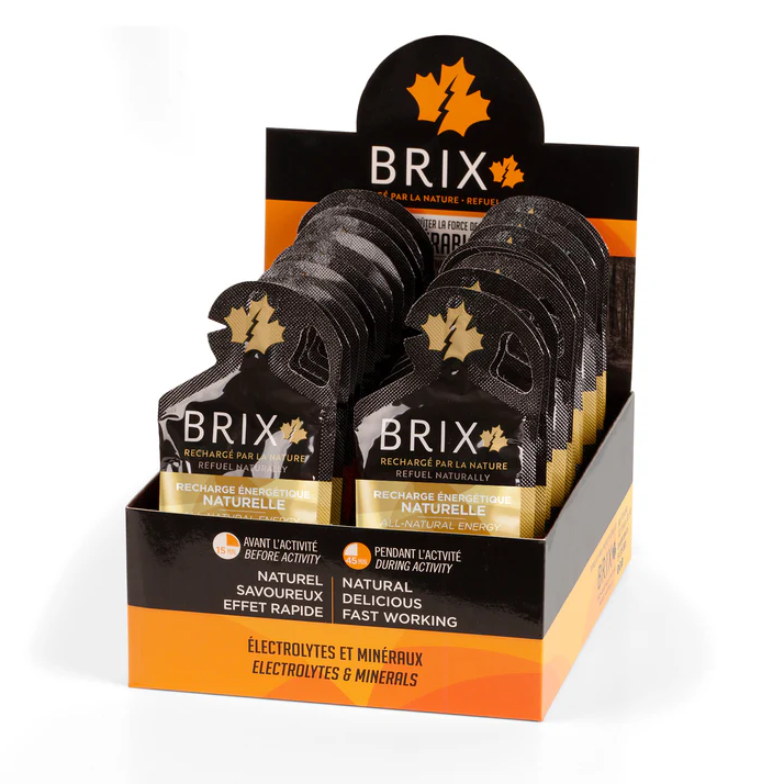 Brix Energy Gel Case (24) - Maple & Ginger