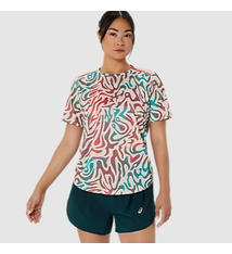 WOMEN'S ROAD ALL OVER PRINT SHORT SLEEVE TOP