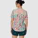 ASICS WOMEN'S ROAD ALL OVER PRINT SHORT SLEEVE TOP