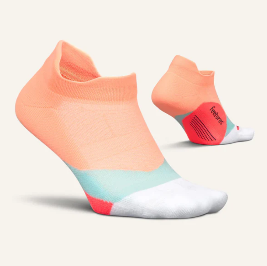 Feetures Elite Light Cushion No Show Tab - Vibrant Reef