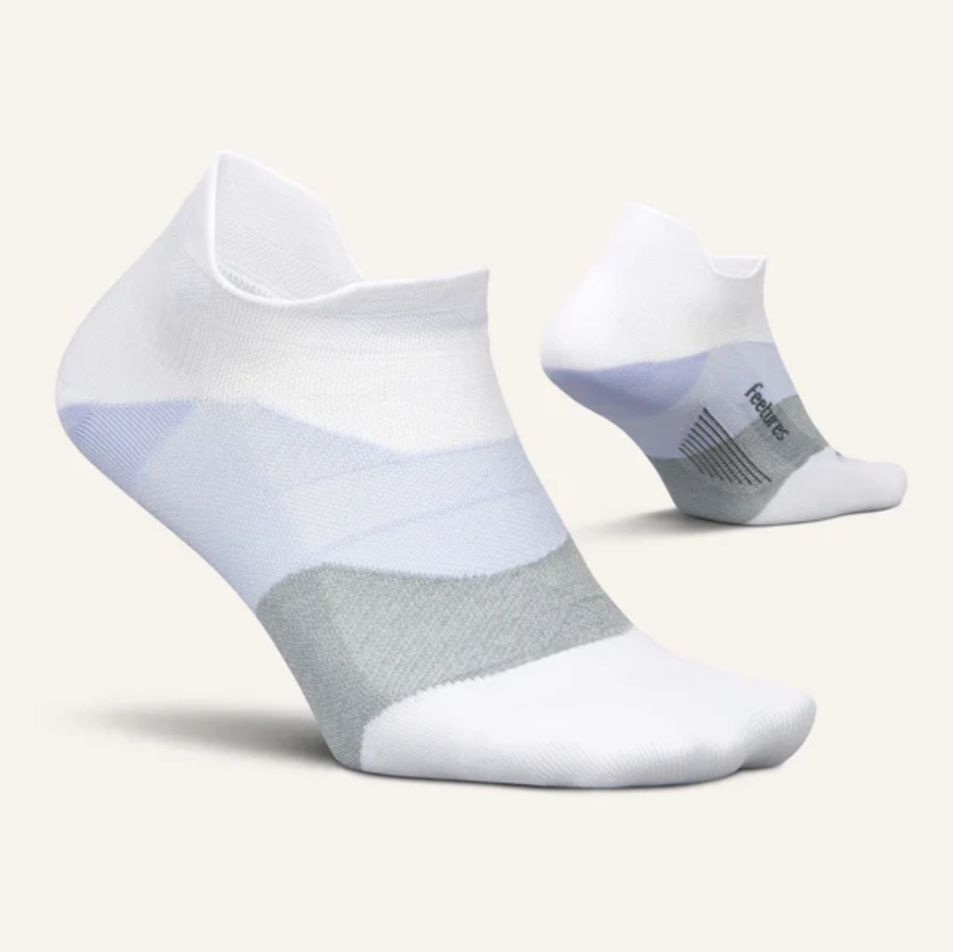 Feetures Elite Ultra Light No Show - White Lilatech