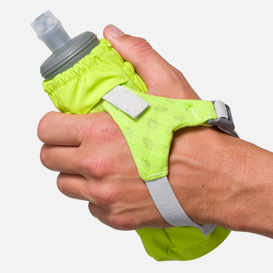 Nathan Pinnacle 14oz Soft Flask - Finish Lime/Reflective Silver