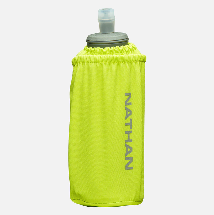 Nathan Pinnacle 18oz Soft Flask - Finish Lime/Reflective Silver
