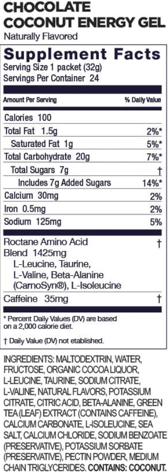 GU Roctane Case (24) - Chocolate Coconut