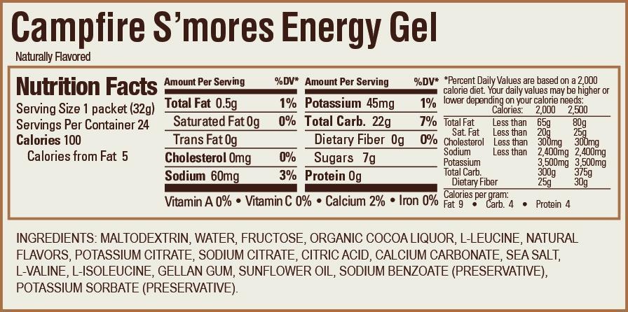 Gu Gel Case (24) - Campfire S'mores