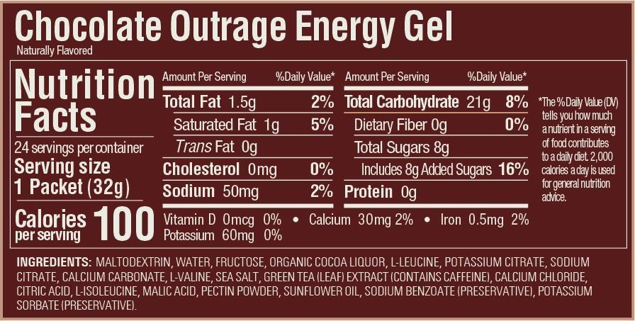 Gu Gel Case (24) - Chocolate Outrage