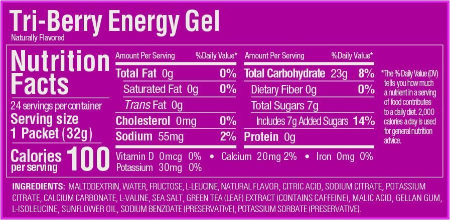 Gu Gel Case (24) - Tri-Berry
