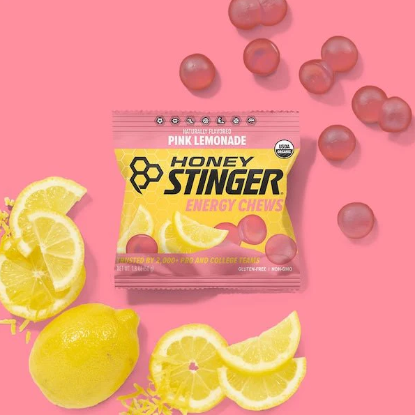 Honey Stinger Energy Chews Case (12) - Pink Lemonade