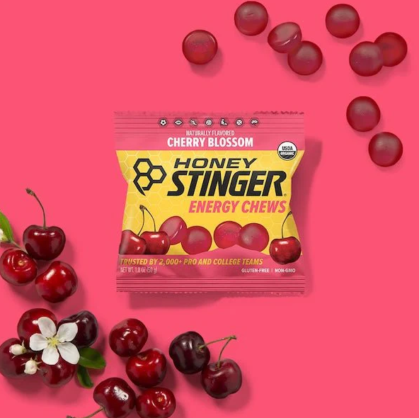 Honey Stinger Energy Chews Case (12) - Cherry Blossom