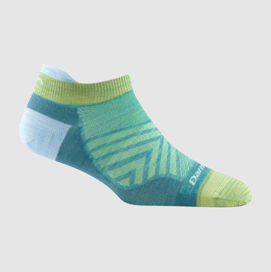 Darn Tough Women's No Show Tab | Ultra-Lightweight - Aqua