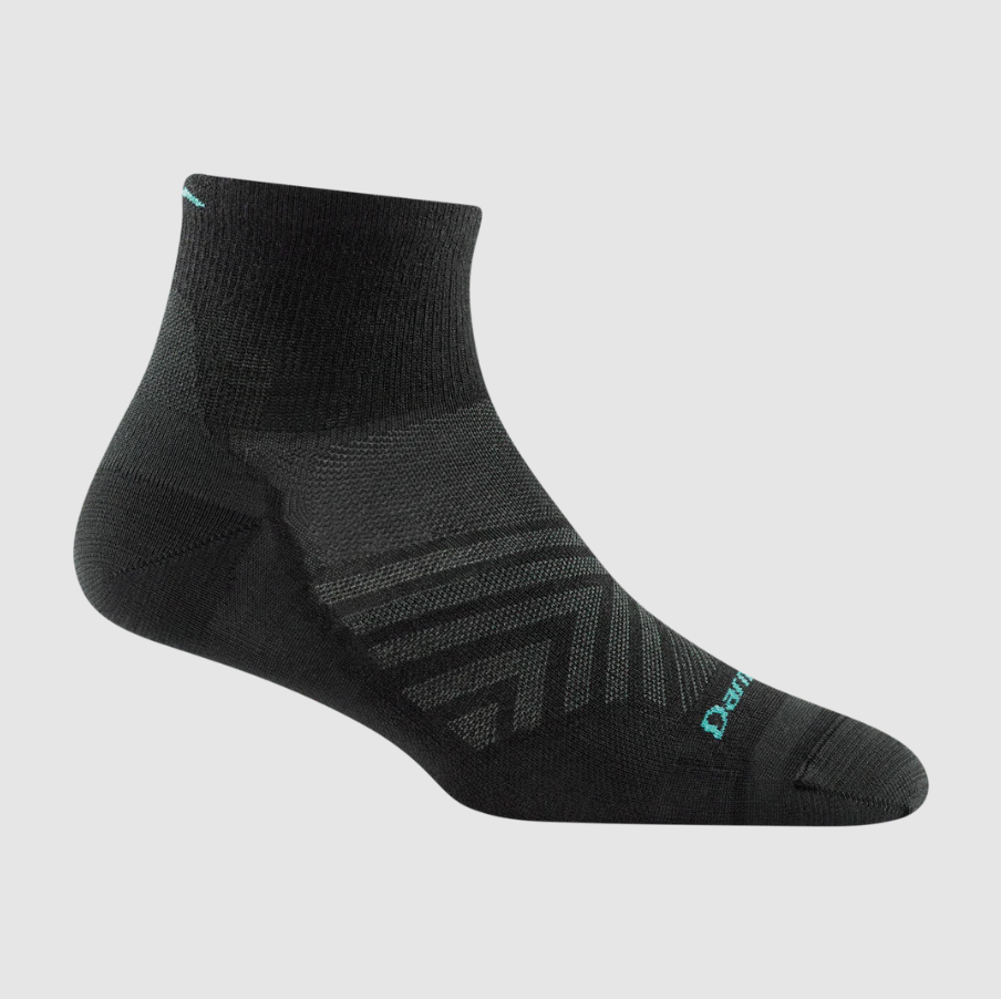 Darn Tough Women's 1/4 Sock | Ultra-Lightweight - Black