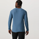 Vuori Men's Long Sleeve Strato Tech Tee - Pool Blue Heather
