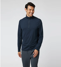 Men's Ease Performance 1/2 Zip 2.0 - Ink Heather