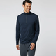 Vuori Men's Ease Performance 1/2 Zip 2.0 - Ink Heather