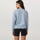 Vuori Women's Long Sleeve Halo Crew - Sea Glass Heather