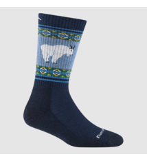 Women's Boot Sock Goat Blue| Midweight with Cushion