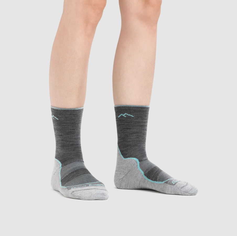 Darn Tough Women's Light Hiker Micro Crew Slate | Lightweight with Cushion